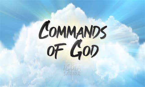 God command. Things To Know About God command. 